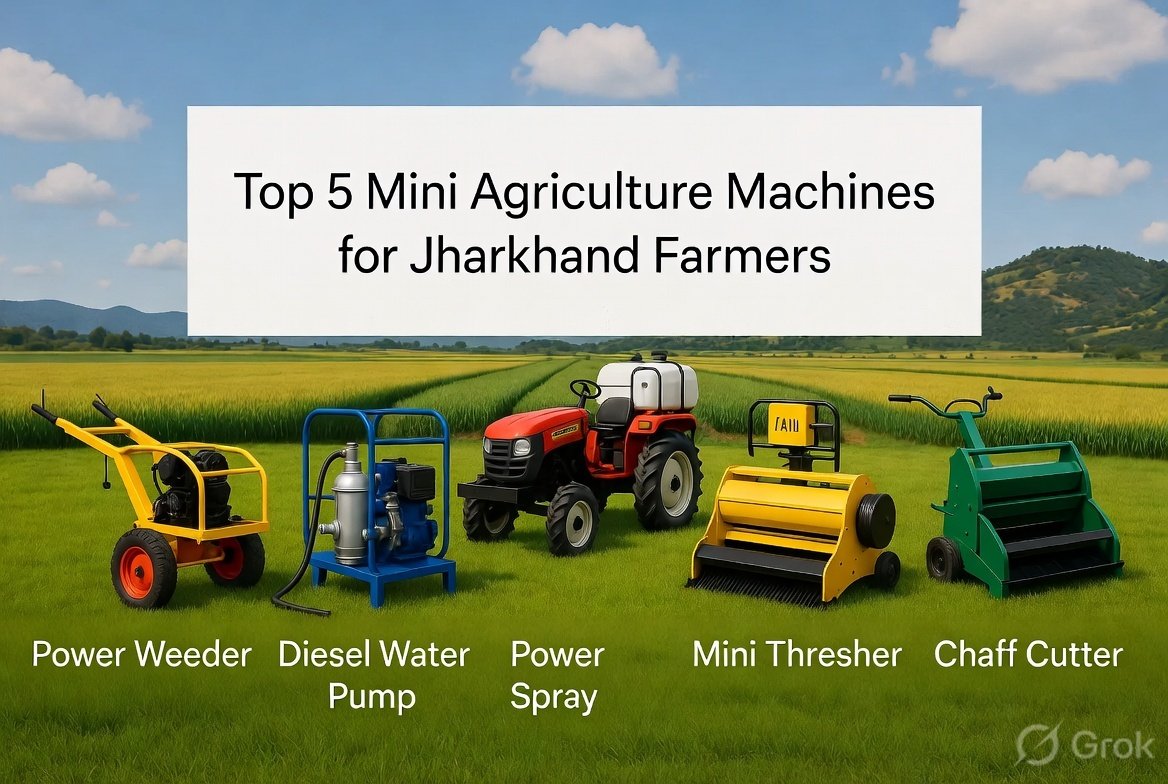 Top 5 Mini Agriculture Machines Every Small Farmer in Jharkhand Should Own